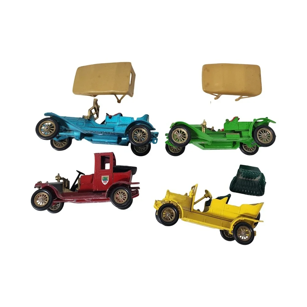 Matchbox Models of Yesteryear Lesney Diecast Car Lot 1909 Thomas 1912  4pc